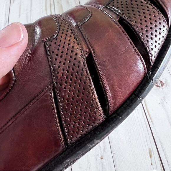 Rare Mezlan Men’s Shoe in Brown Leather size 8 - Picture 10 of 14